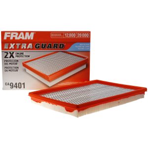 FRAM CA9401 Extra Guard Replacement Engine Air Filter for Select Chrysler, Dodge and Ram Models, Provides Up to 12 Months or 12,000 Miles Filter Protection