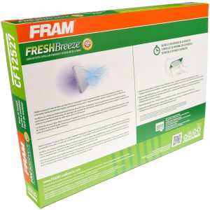 FRAM CF12527 Fresh Breeze Cabin Air Filter Replacement with Arm & Hammer Baking Soda and Activated Carbon, 2 Year Protection, Easy Install, Fits Select Ram Models