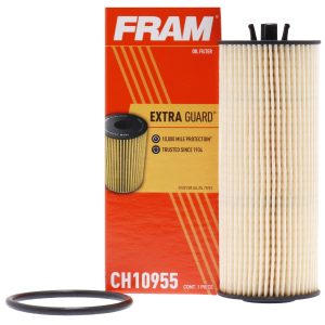 FRAM CH10955 Extra Guard 10K Mile Change Automotive Replacement Interval Cartridge Engine Oil Filter for Select Vehicle Models