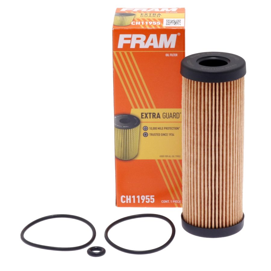 FRAM CH11955 Extra Guard 10K Mile Change Automotive Replacement Interval Engine Oil Filter for Select Vehicle Models