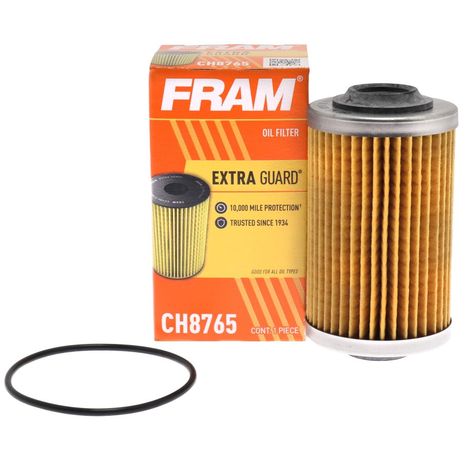 FRAM CH8765 Extra Guard 10K Mile Change Automotive Replacement Interval Cartridge Engine Oil Filter for Select Vehicle Models