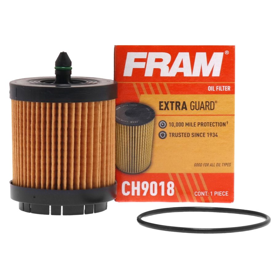 FRAM CH9018 Extra Guard 10K Mile Change Automotive Replacement Interval Cartridge Engine Oil Filter for Select Vehicle Models