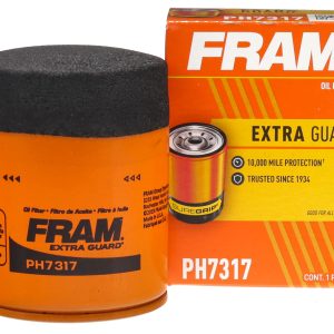 FRAM PH7317 Extra Guard 10K Mile Change Automotive Replacement Interval Spin-On Engine Oil Filter for Select Vehicle Models