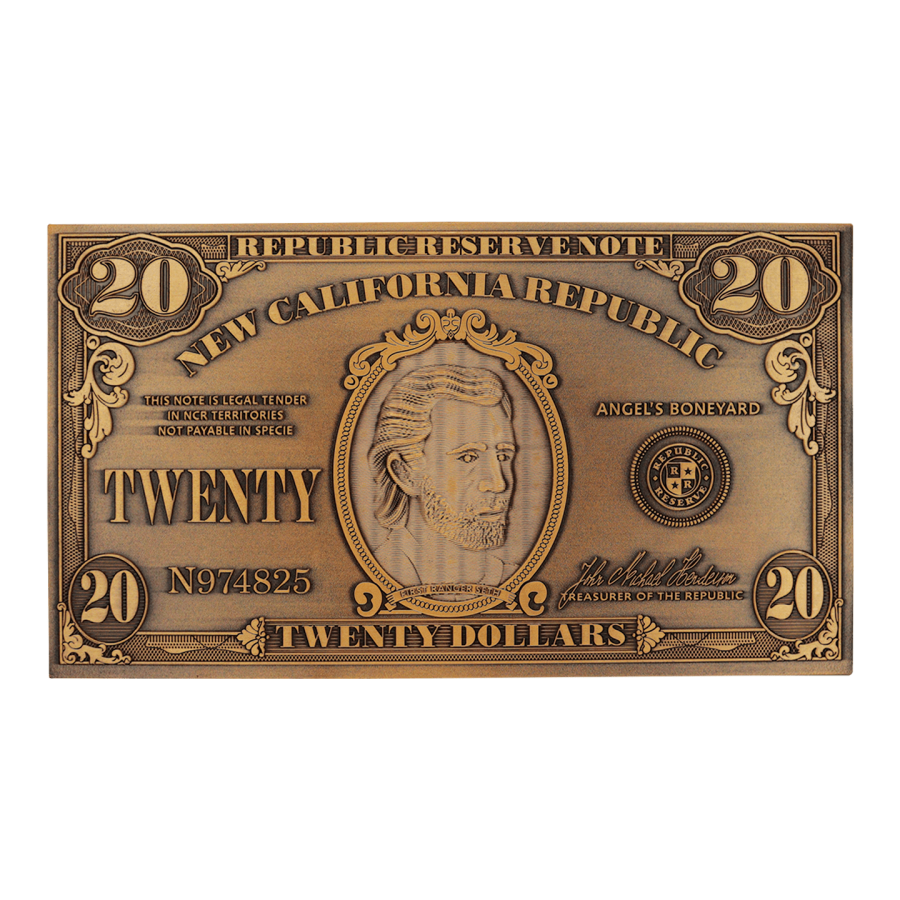 Fallout - Replica NCR 20$ Bill - Limited Edition