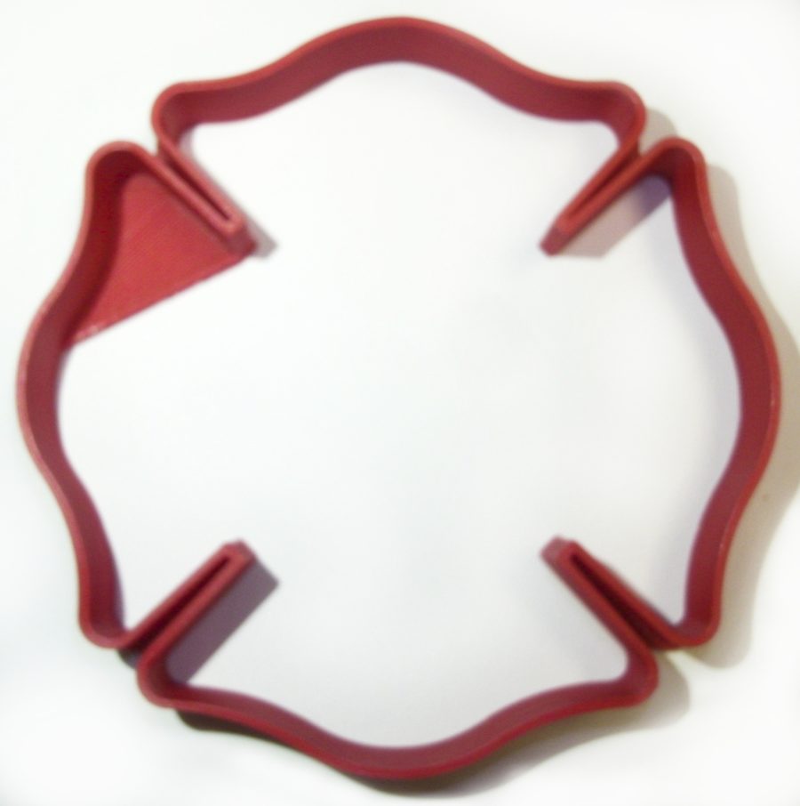 Fire Rescue Department Station Logo Symbol Cookie Cutter 3D Printed USA PR911