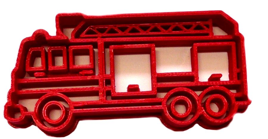 Fire Truck Firetruck Detailed Engine Fireman Sam Cookie Cutter USA PR2389