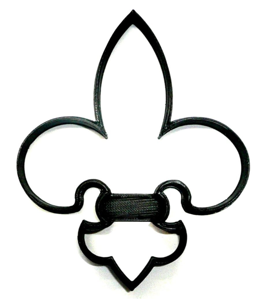 Fleur De Lis Decorative Symbol Flower of Lily Cookie Cutter USA PR557