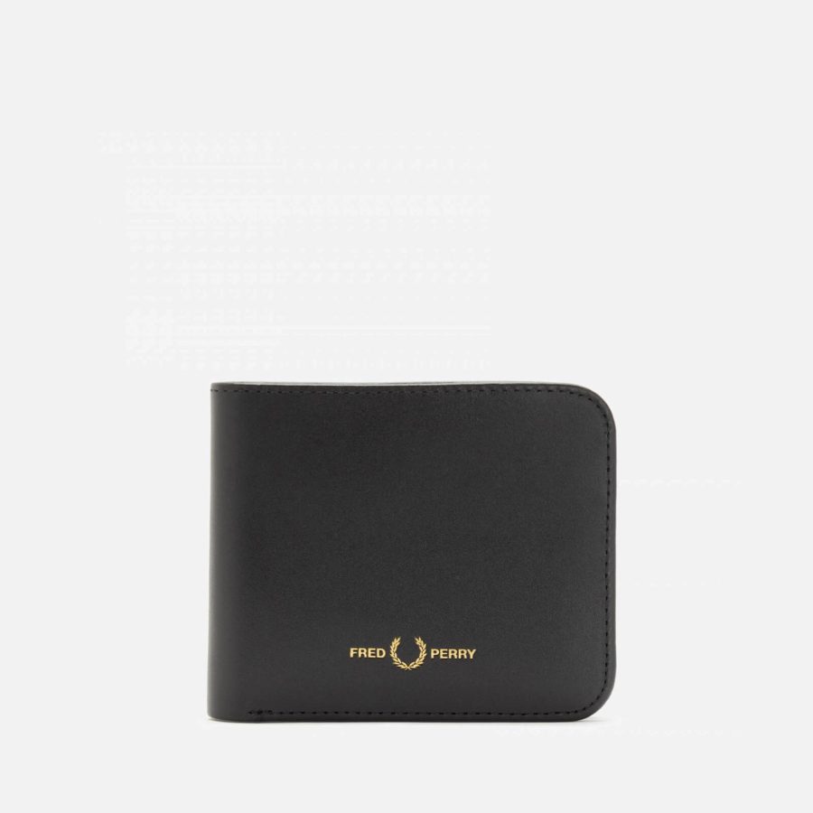 Fred Perry Burnished Leather Billfold Wallet