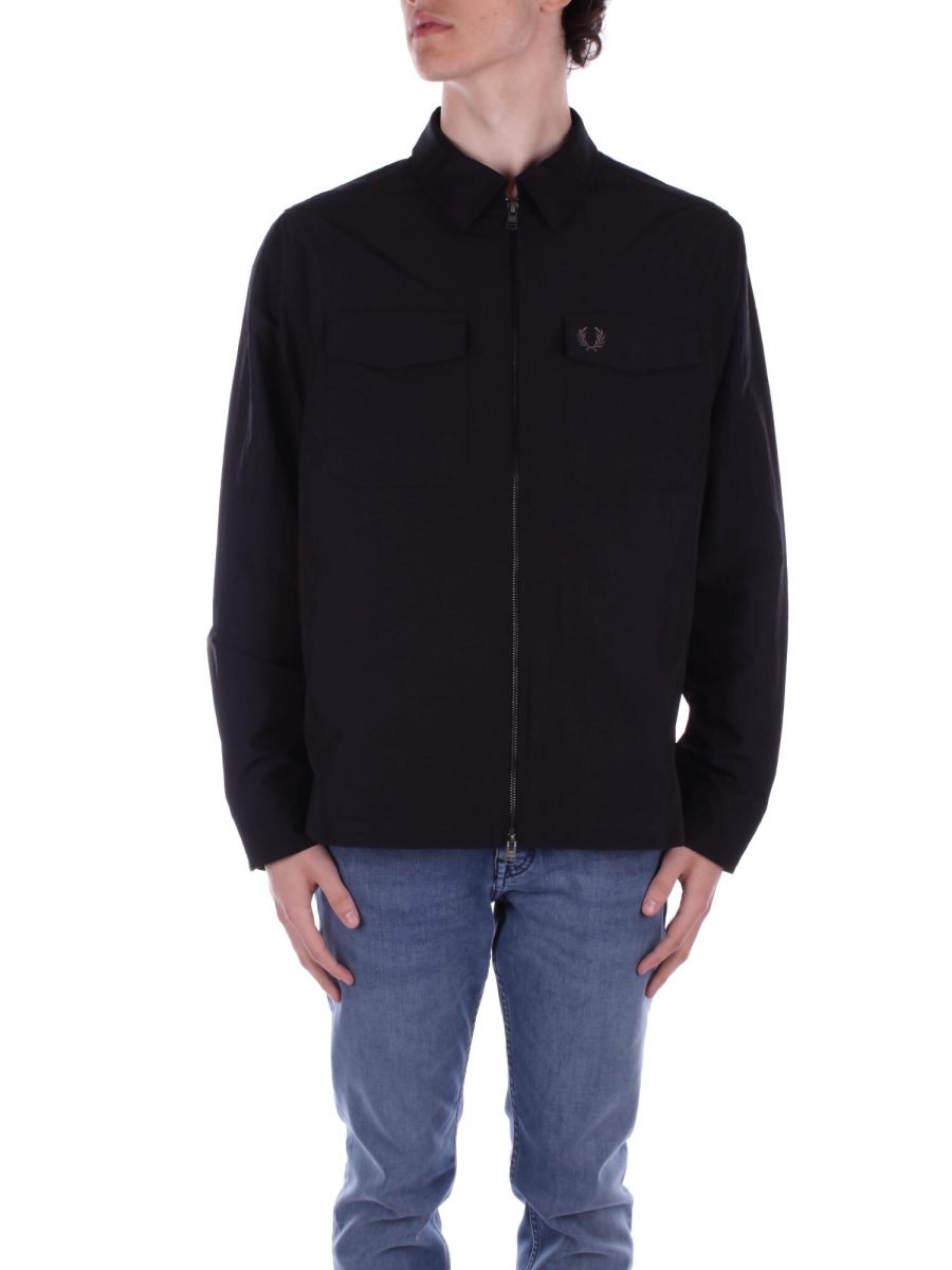 Fred Perry Coats Black