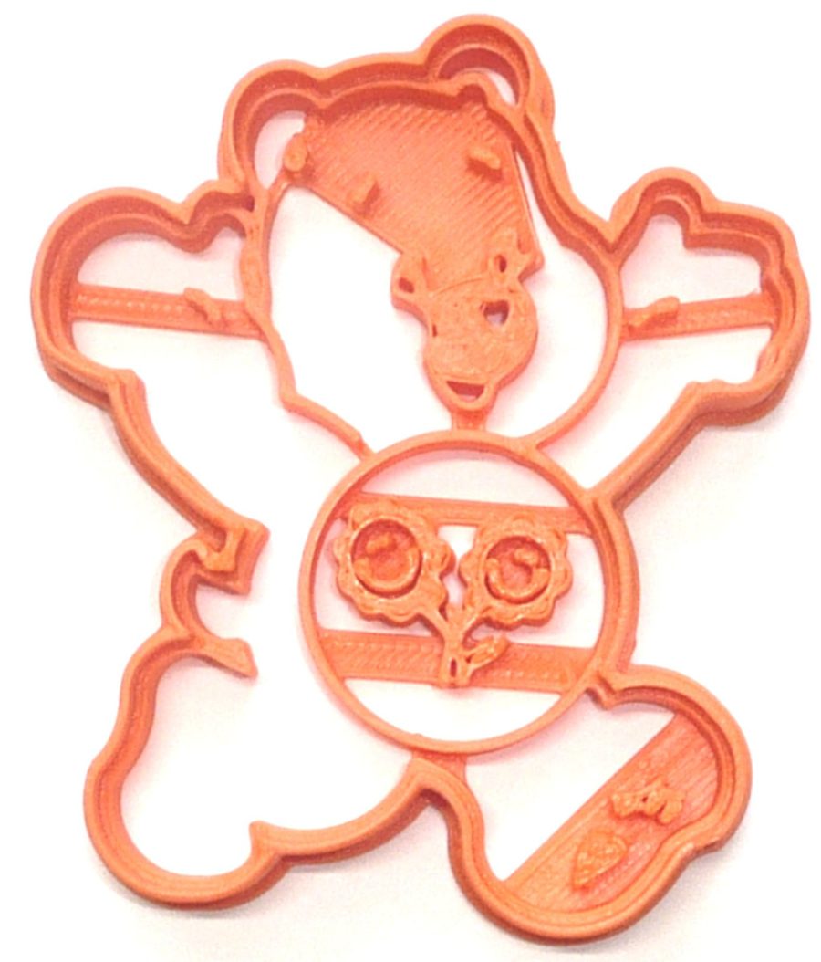 Friend Bear Orange Two Yellow Flowers Care Bears Cookie Cutter USA PR3986