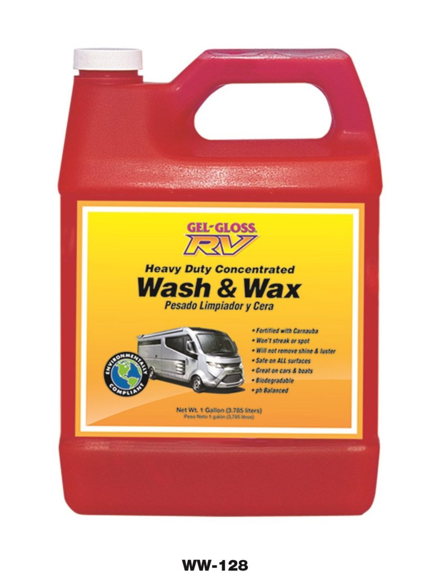 GEL-GLOSS WW-128 Wash and Wax - 128 oz. - (Packaging May Vary)