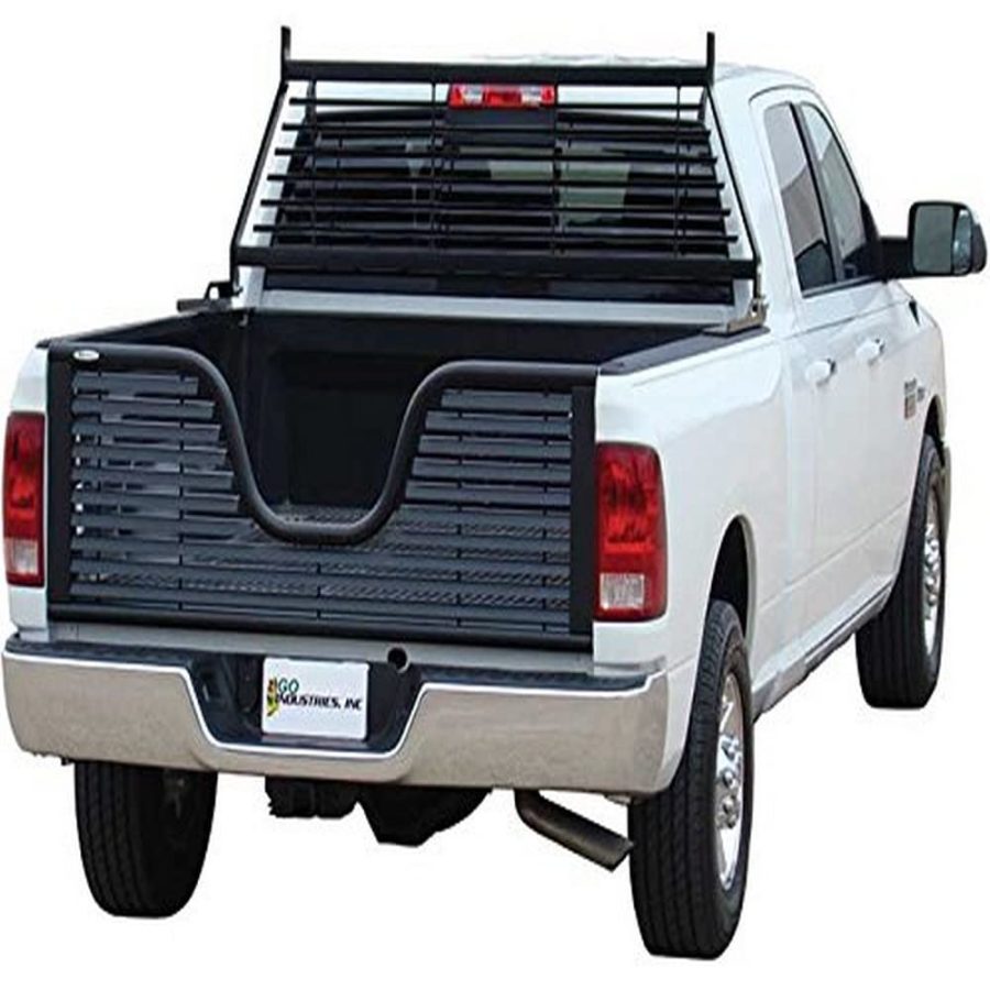 GO IND 6124 Black Louvered V-Gate Tailgate for Dodge RAM 1500