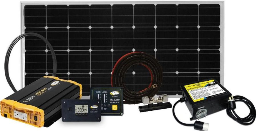 GO POWER WEEKENDER ISW Complete Solar and Inverter System with 190 Watts of Solar