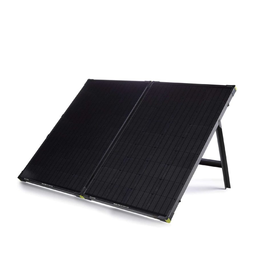 GOAL ZERO 32409 Boulder 200 Briefcase, 200-Watt Monocrystalline Solar Panel with Kickstand, Portable Solar Panel for Camping and Tailgating, Emergency Solar Power