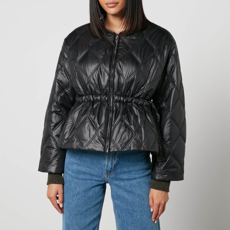 Ganni Quilted Shell Jacket - EU 36/UK 8