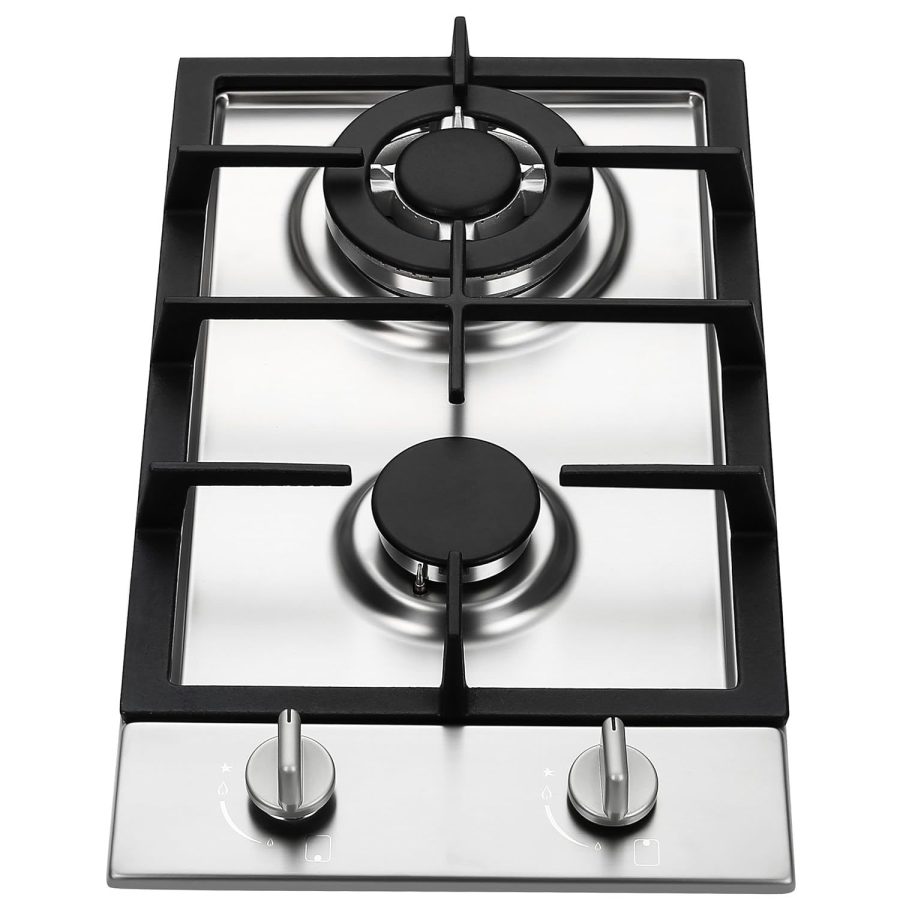 Gc2-37P (Lpg/Propane Gas) High Efficiency 2 Burner Gas Cooktop, Etl Safety Certi