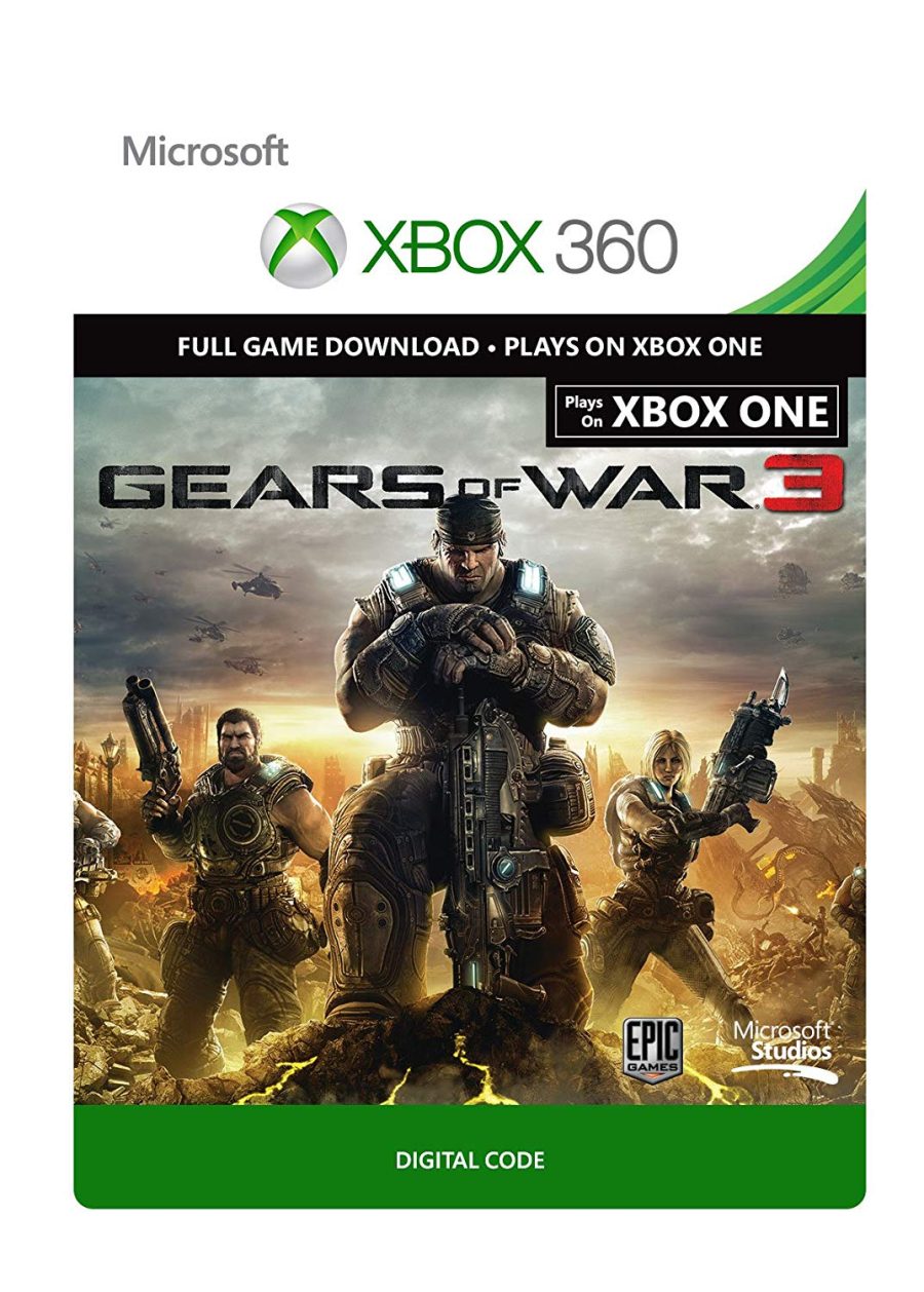 Gears of War 3 Digital Download Key (Xbox 360 / Xbox One)