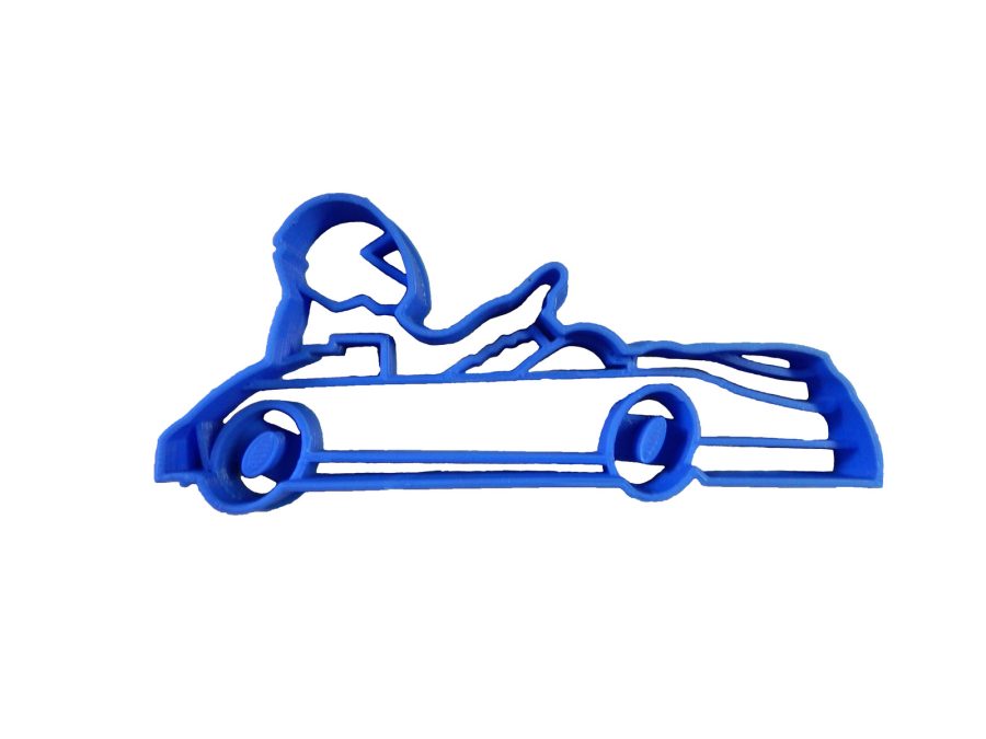 Go Kart Racing Sports Gokart Race Track Cookie Cutter 3D Printed USA PR2231