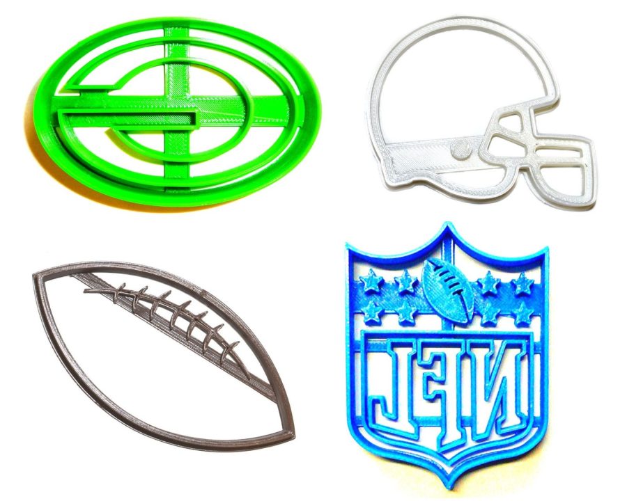 Green Bay Packers NFL Football Logo Set Of 4 Cookie Cutters USA PR1143