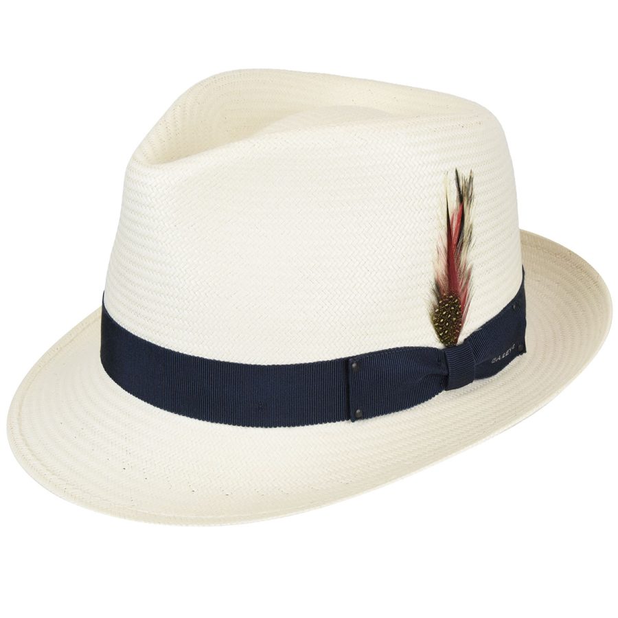 Guthrie Litestraw ® Fedora - Natural/Blue Print/S