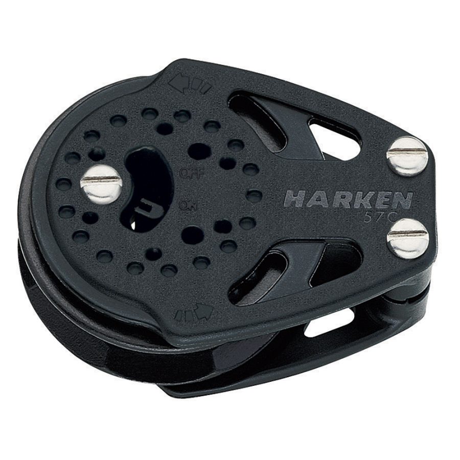 HARKEN 2137 57MM SINGLE CARBO RATCHET CHEEK BLOCK