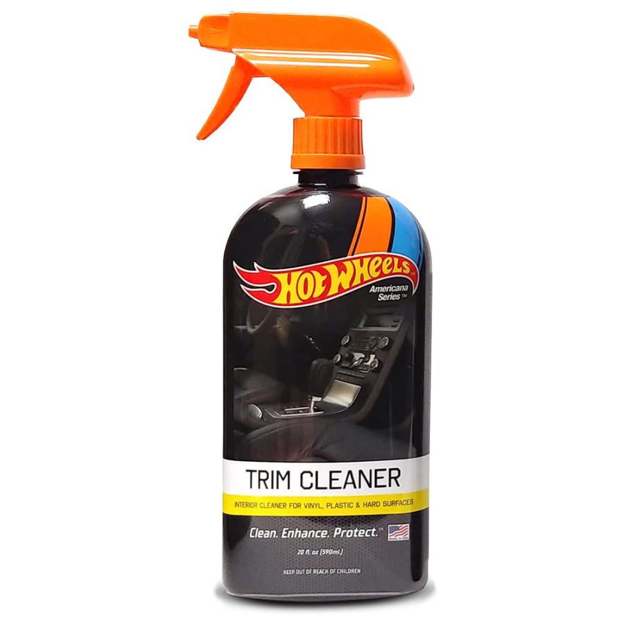 HOT WHEELS HWIC-20 TRIM CLEANER Americana Series Premium Car Care Interior Foaming Spray INCH Car Cleaning Supplies Interior INCH Car Care Products INCH Car Detailing Supplies INCH Car Cleaner