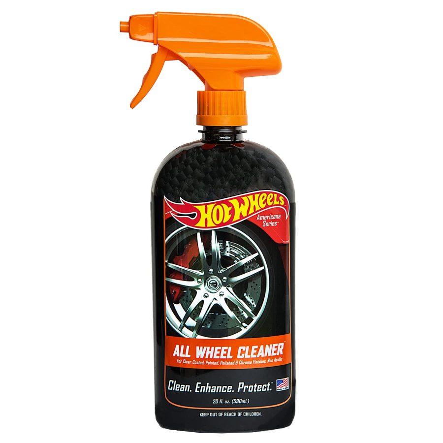 HOT WHEELS HWWC-20 Americana Series (TM) Wheel Cleaner (20 oz) INCH Car Care Products INCH Car Detailing Supplies INCH Car Cleaning Supplies INCH Tire Detailing INCH Non Acid Wheel Cleaner