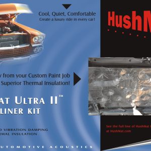 HUSHMAT 50100 Ultra Hood Liner with Dampening Sheet - 6 Piece