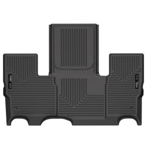 HUSKY LINERS 14181 Weatherbeater | Fits 2022 Jeep Grand Wagoneer with 2nd Row Bucket Seats, 3rd Seat Floor Liner - Black