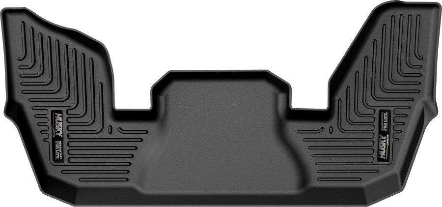 HUSKY LINERS 14281 Weatherbeater Floor Mats | Fits 2023 - 2024 Toyota Sequoia | 3rd Row, 1-pc Black