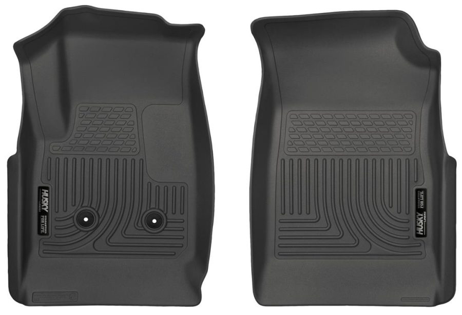 HUSKY LINERS 18111 Weatherbeater | Fits 2015 - 2022 Chevrolet Colorado, 2015 - 2022 GMC Canyon (Ext, Dbl & Crew Cabs), Front Row Liner, Black 33 INCHL x 23 INCHW x 4 INCHTh