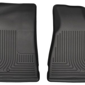 HUSKY LINERS 18211 Weatherbeater | Fits 2008 - 2017 Buick Enclave, 2009 - 2017 Chevrolet Traverse, 2007 - 2016 GMC Acadia, 2017 GMC Acadia Limited, 2007 - 2010 Saturn Outlook, Front Row Liner, Black