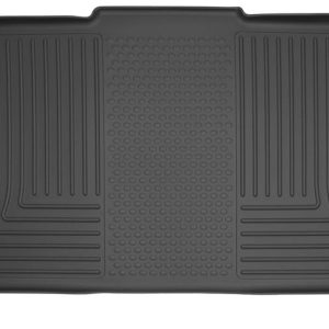 HUSKY LINERS 19081 Weatherbeater | Fits 2008 - 2016 Chrysler Town & Country Stow - N - Go, 2008 - 2020 Dodge Grand Caravan Stow - N - Go | Second Row Liner, Black