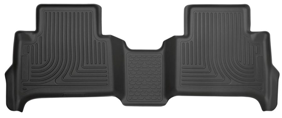 HUSKY LINERS 19111 Weatherbeater | Fits 2015 - 2022 Chevrolet Colorado/GMC Canyon Crew Cab | 2nd Seat Floor Liner - Black