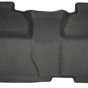 HUSKY LINERS 19231 Weatherbeater | Fits 2014 - 18 Chevrolet Silverado/GMC Sierra 1500, 2015 - 19 Silverado/Sierra 2500/3500 (Crew Cabs) | Second Row Liner/Full Coverage, Black