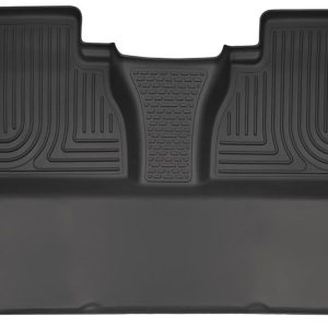 HUSKY LINERS 19581 Weatherbeater | Fits 2014 - 2021 Toyota Tundra CrewMax Cab | Second Row Liner (Full Coverage), Black