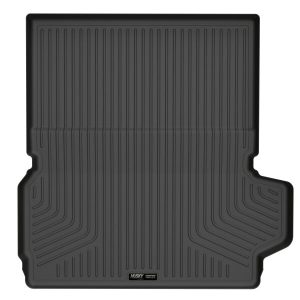 HUSKY LINERS 20671 Weatherbeater | Fits 2021 - 2023 Jeep Grand Cherokee L (Fits to Back of 2nd Row, Over Folded Flat 3rd Row), Cargo Liner - Black