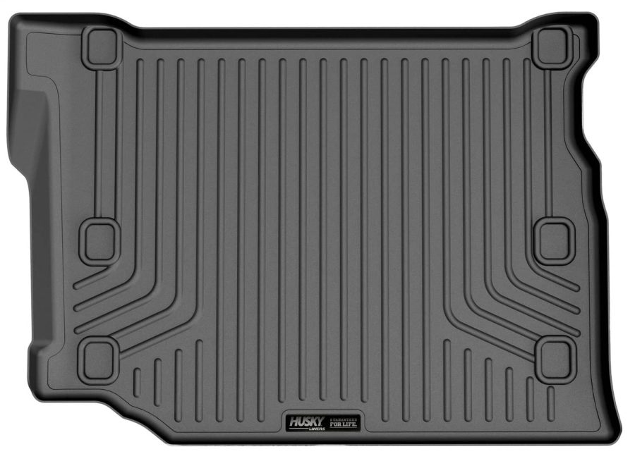 HUSKY LINERS 20761 Weatherbeater Cargo Liner | Fits 2021 - 2024 Jeep Wrangler 4-Door (Includes 4XE Models) | Cargo, 1-pc Black