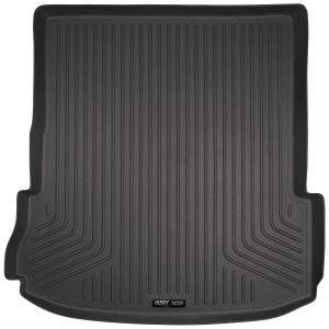 HUSKY LINERS 23781 Weatherbeater Cargo Liner | Fits 2011 - 2019 Ford Explorer (Fits Over Folded Flat 3rd Row) | Cargo, 1-pc Black