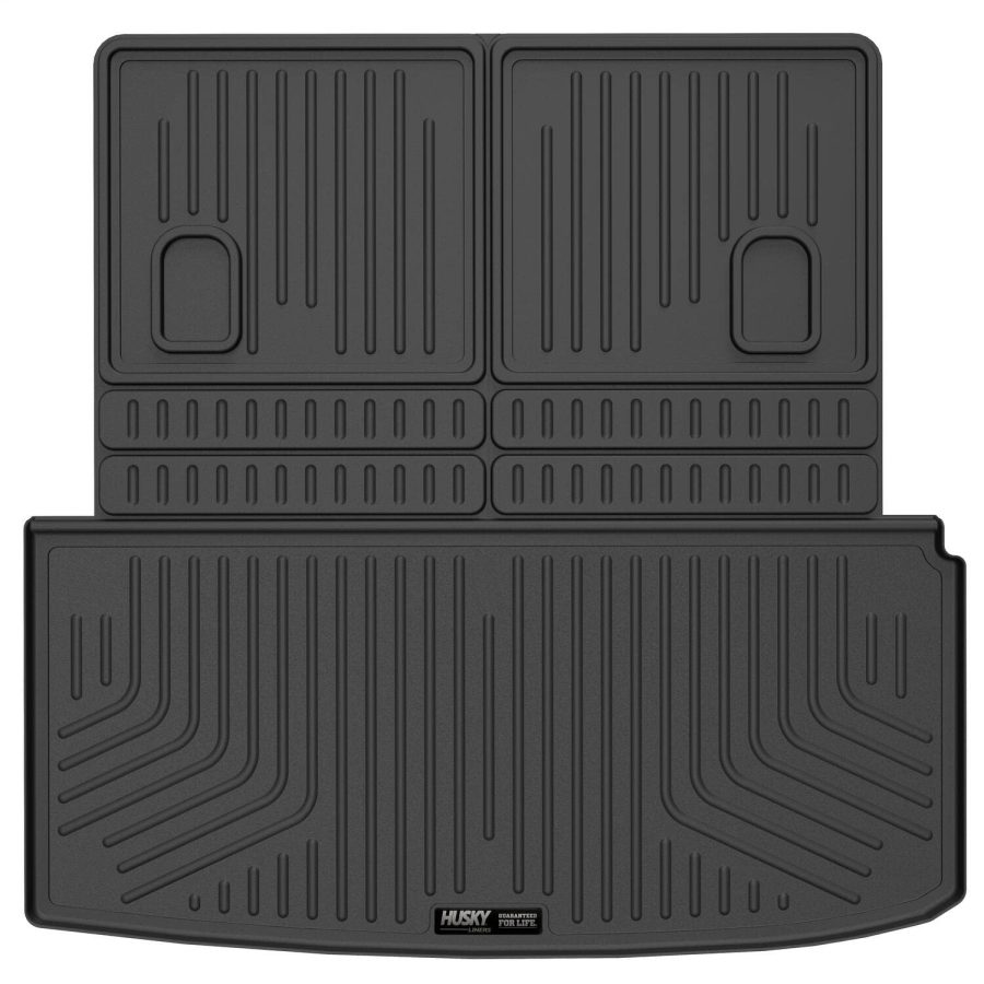 HUSKY LINERS 25181 Weatherbeater Cargo Liner | Fits 2020 - 2024 Acura MDX (Fits to Back of 2nd Row - Folds Up &Down w/3rd Row) | Cargo, 1-pc Black