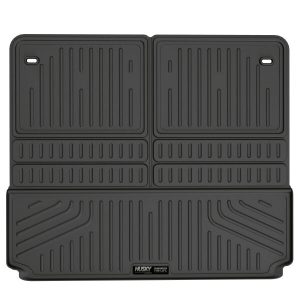 HUSKY LINERS 25191 Weatherbeater | Fits 2022-2023 Mitsubishi Outlander, Folds w/3rd Row Seat, Cargo Liner - Black, 1 pc.