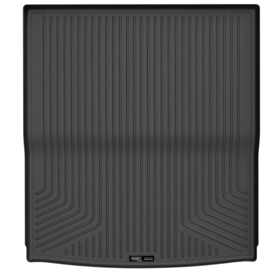 HUSKY LINERS 28291 Weatherbeater Cargo Liner | Fits 2021 - 2024 Chevrolet Tahoe, GMC Yukon, Cadillac Escalade ( to Back of Over Folded Flat 3rd Row) | Cargo, 1-pc Black