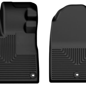 HUSKY LINERS 50921 X-ACT Contour | 2023 Honda Pilot, Front Row Floor Liner, Black - (Pair)