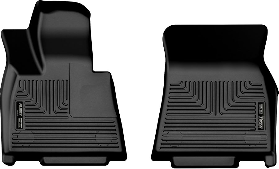 HUSKY LINERS 51611 X-act Contour Floor Mats | Fits 2019 - 2024 BMW X5 | Front Row, 2-pc Black