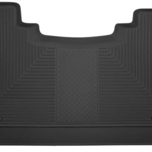 HUSKY LINERS 54601 X-act Contour Floor Mats | Fits 2019 - 2024 Dodge Ram 1500 Crew Cab, 2nd Seat Floor Liner (Full Coverage) | 2nd Row, 1-pc Black