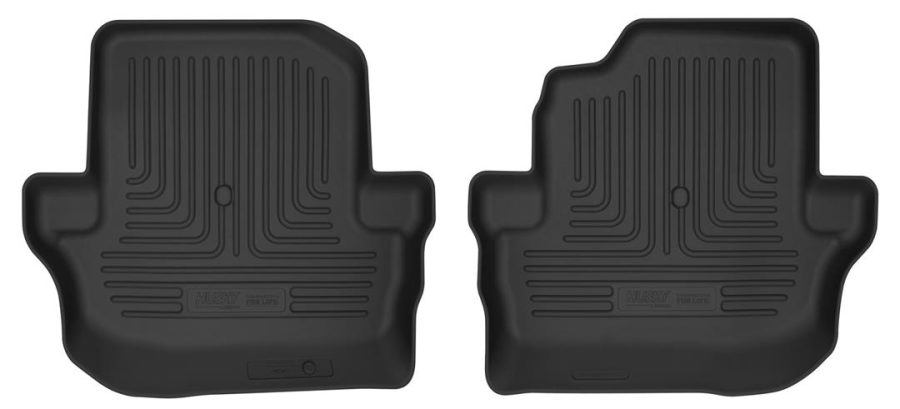 HUSKY LINERS 54641 X-ACT CONTOUR | 2019 - 2024 Jeep Wrangler JL, 2 Door, 2018 Jeep Wrangler JK, 2nd Row Liner - Black, 1 Pc.