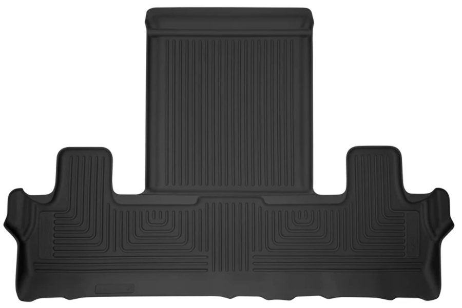 HUSKY LINERS 54671 X-act Contour Floor Mats | Fits 2018 - 2024 Ford Expedition Max/Lincoln Navigator L Reserve/Select | 3rd Row, 1-pc Black