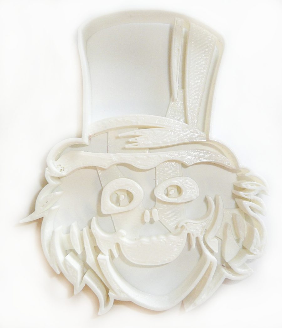 Hatbox Ghost From The Haunted Mansion Mystery Cookie Cutter 3D Printed USA PR958