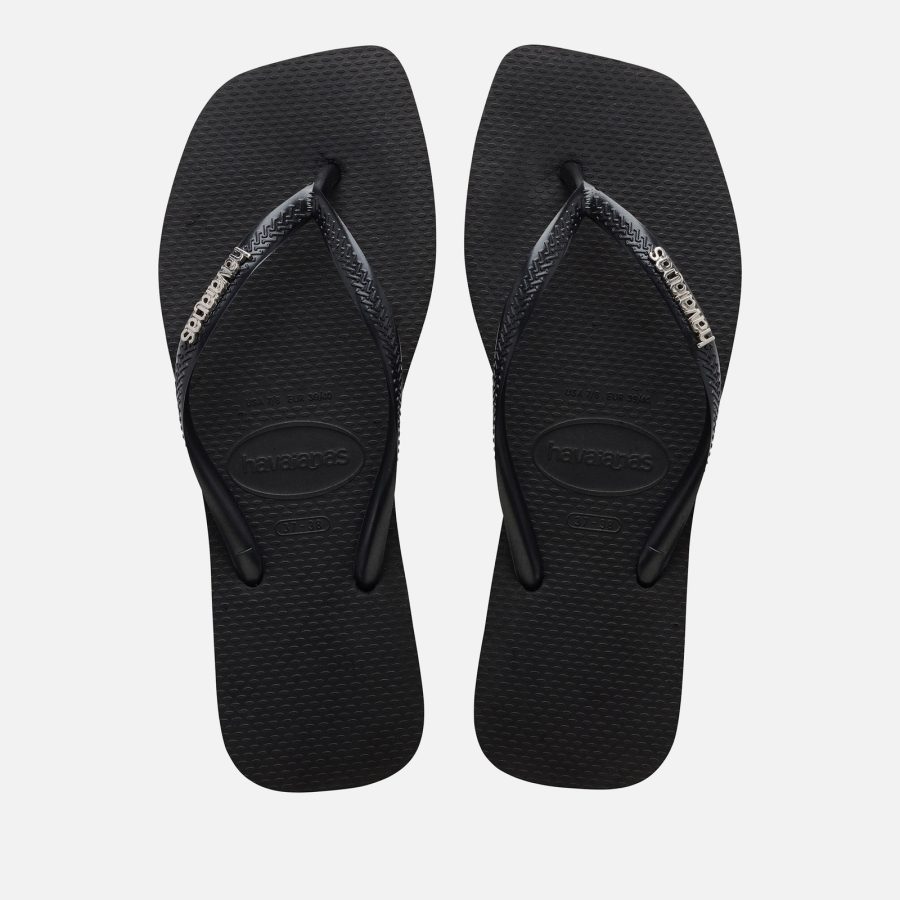 Havaianas Women's Slim Square Rubber Flip Flops - UK 3/4