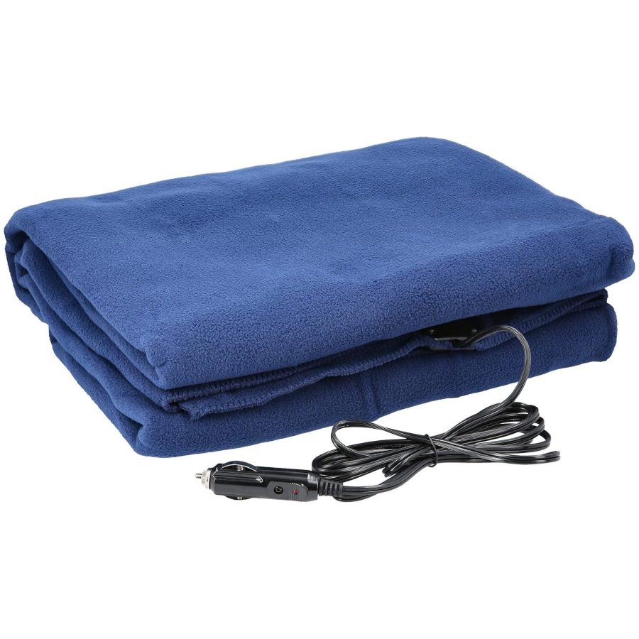 Heated Car Blanket 12-Volt Electric Blanket for Car, Truck, SUV, or RV Portabl